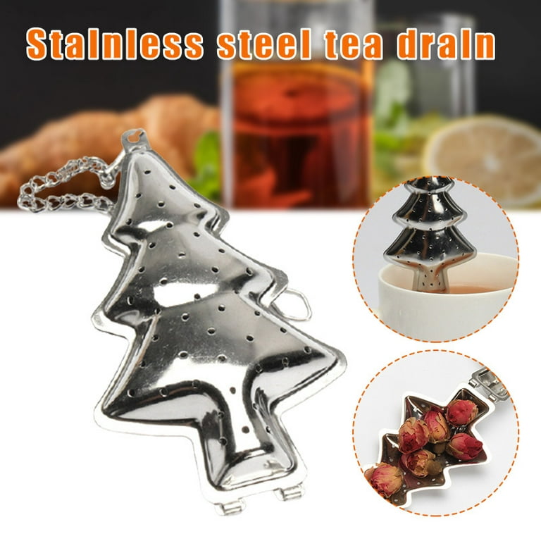 Christmas Stainless Steel Tea Filter Stainless Steel Tea - Temu