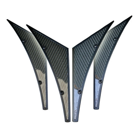 Nrg Carbon Fiber - NRG Carbon Fiber Canards 4pcs - CARB-C100