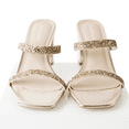 thumbnail image 7 of J. Adams Stormi Sandals Women Flat Mules, Square Toe Double Band Block Heel -Sandals for Women, 7 of 7