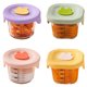 thumbnail image 1 of Toystoory Juego de 4 prácticos recipientes para comida de bebé, frascos de vidrio no tóxicos con tapa de silicona, para almacenar alimentos de Cocina y Comedor, 1 of 6