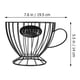 thumbnail image 3 of Soporte para cápsulas de café, cesta para pastillas de café, cesta de almacenamiento de hierro, cesta de almacenamiento para aperitivos de escritorio, 3 of 6