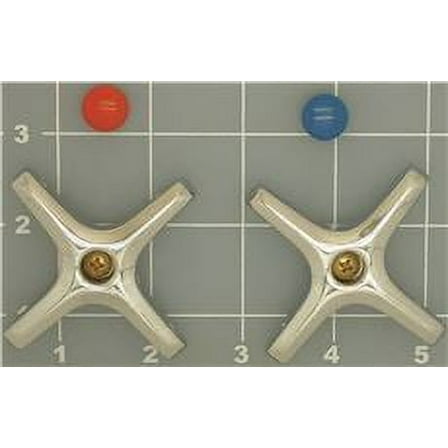 Cross Handle With Red And Blue Index For Service Sink Faucet