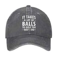 thumbnail image 4 of Jamicy Baseball Hat for Unisex Vintage Cotton Washed Baseball Caps Retro Adjustable Cotton Cap Sun Protection Hat, 4 of 4
