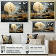 thumbnail image 4 of Designart "Golden Gleam Gold Grey wall art I" Abstract Collages Canvas Print, 4 of 5