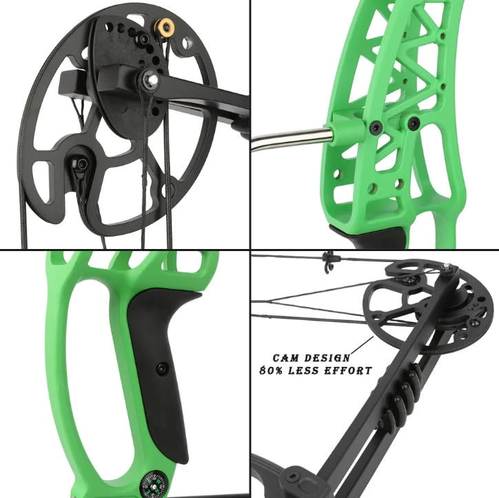 M126 Black Compound Bow 0-70 lb Adjustable