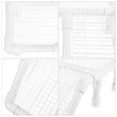 thumbnail image 2 of WHAMVOX Durable White Plastic Turtle Climbing Platform Aquarium Turtle Habitat Accessory, 2 of 7