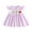 Pink, variant on BemeyourBBs Toddler Baby Girl Back to School Dress KidsKindergarten Outfits Little Baby Girl Gingham Plaid Summer Dress Flying Sleeve Stationery Apple Embroidered Doll Collar Casual A Line Dress