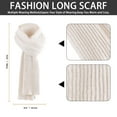 thumbnail image 4 of REDESS Winter Women's Beanie Hat Scarf Gloves Set-White, 4 of 4