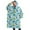 LightBlue Cartoon Dinosaurs-2, variant on Oversized Wearable Blanket Hoodie,LightBlue Cartoon Dinosaurs Trees Pattern Sherpa Blanket Hoodie with Super Pockets,Super Warm Fuzzy Pullover for Women & Men