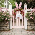 thumbnail image 6 of RUIG Easter Bunny Butt Wreath Easter Decor Easter Door Wreath Kit Easter Rabbit Wreath,Easter Spring Outdoor Indoor Hanging Welcome Sign Wreath Attachment Craft Supplies Ideas, 6 of 9