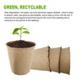 thumbnail image 2 of De Turba Para Jardín De 6Cm, Tazas Para Principiantes De Plantas De Semillero, Protección Del Medio Ambiente, Bandeja Para Semillas De Hierbas Para Vivero, Herramientas Para Plantar Eigraketly HA041254-01, 2 of 6