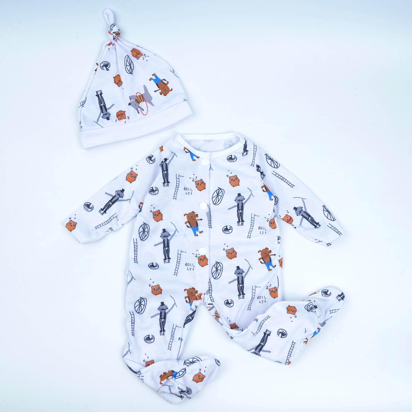 Reborn Baby Clothing Accessories Suit for 17" Reborn Baby Dolls