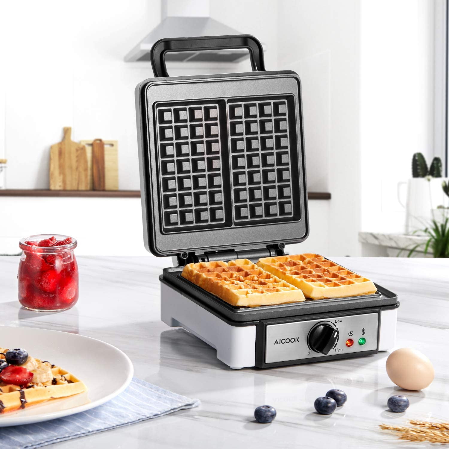 Aicook waffle maker reviews deals