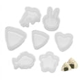 thumbnail image 1 of 7 piezas Kit para hacer sushi con forma de triángulo y corazón redondo: herramientas de cocina para niños YGWL, 1 of 5