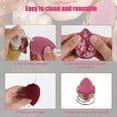 thumbnail image 5 of 4 Pcs Makeup Sponge Beauty Blender Set - Makeup Sponges For Foundation Blender With Egg Case And 1 Holder, Flawless For Cream, Powder And Liquid (Purple), 5 of 11
