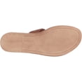 thumbnail image 4 of Bella Vita Womens Dov-Italy Flat Slide Sandal 5 Whiskey Leather, 4 of 8