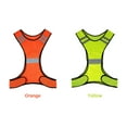 thumbnail image 4 of Graflsoa Gilet de Sécurité Réfléchissant Haute Visibilité pour le Vélo de Nuit, la Course et les Activités de Plein Air - Ajustement Réglable, Léger, Options Orange/jaune, 4 of 6