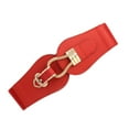 thumbnail image 2 of Cinturón de Cuero PU Hugo Cinturones Dama Rojo, 2 of 7