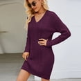 thumbnail image 5 of Long Twisted Basic Knitted Dress, 5 of 5