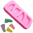 thumbnail image 1 of Molde De Silicona 3D Para Pies De Bebé, Herramientas De Decoración De Pasteles Fondant Impermeables, Molde De Grabado En Relieve Para Magdalenas, Gelatina De Jabón matsuzay HA036534-00, 1 of 6