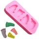thumbnail image 1 of Molde De Silicona 3D Para Pies De Bebé, Herramientas De Decoración De Pasteles Fondant Impermeables, Molde De Grabado En Relieve Para Magdalenas, Gelatina De Jabón Eigraketly HA036534-00, 1 of 6