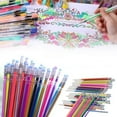 thumbnail image 2 of Musbetu 12/24/36/48 Colors Gel Pen Refills Glitter Coloring Drawing Painting Craft Marker, 2 of 7