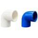 thumbnail image 5 of 10 Uds codo de PVC 16mm diámetro interior conector de 90 grados accesorio de tubería blanco, 5 of 5