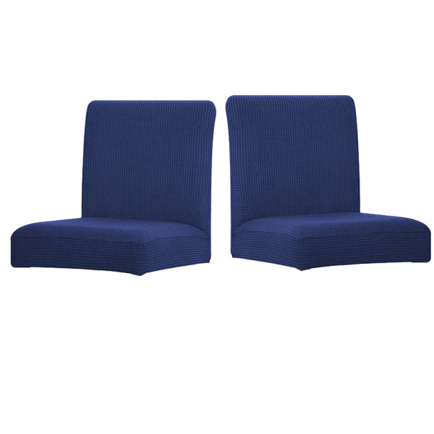 Naiovety Paquete de 2 fundas para sillas de oficina a cuadros, funda protectora elástica resistente al desgaste, muebles de oficina para las cuatro Decoración del hogar Azul Naiovety HA012491-01