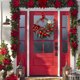 thumbnail image 5 of Winter Wreaths Rattan For Front Door Large Christmas Wreath Artificial Green Wreath For Front Door Window Walls Christmas Decor Indoor Outdoor Home, 5 of 6