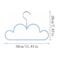 thumbnail image 3 of Plastic Hanger for Pants and Skirts - Durable Wardrobe Organizer for Home, Closet, Dorm, and Retail Displays Blue, 3 of 6