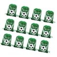 thumbnail image 2 of 12 bolsas con cordón para balón de fútbol con correa ajustable para el hombro, bolsa deportiva para gimnasio, mochila con cordón para viajes y playa Verde, 2 of 8