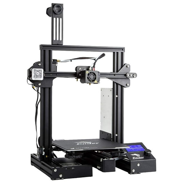 Ender 3 Pro 3D Printer with Removable Build Surface Plate and UL Certified Power 8.66*8.66*9.84inch Aluminum Black - Walmart.com