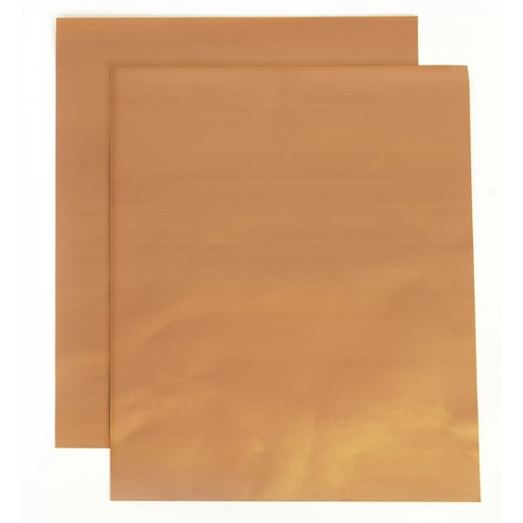 GrillPro Non-stick Copper Barbecue Cooking and Grill Mat, 2 pack, 15.75" x 13"