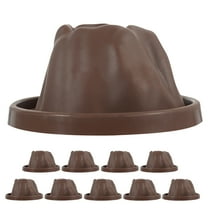 NICEXMAS 10Pcs DIY Volcano Model Shells Coffee Color for Visual Volcano Eruption Experiments and Science Projects