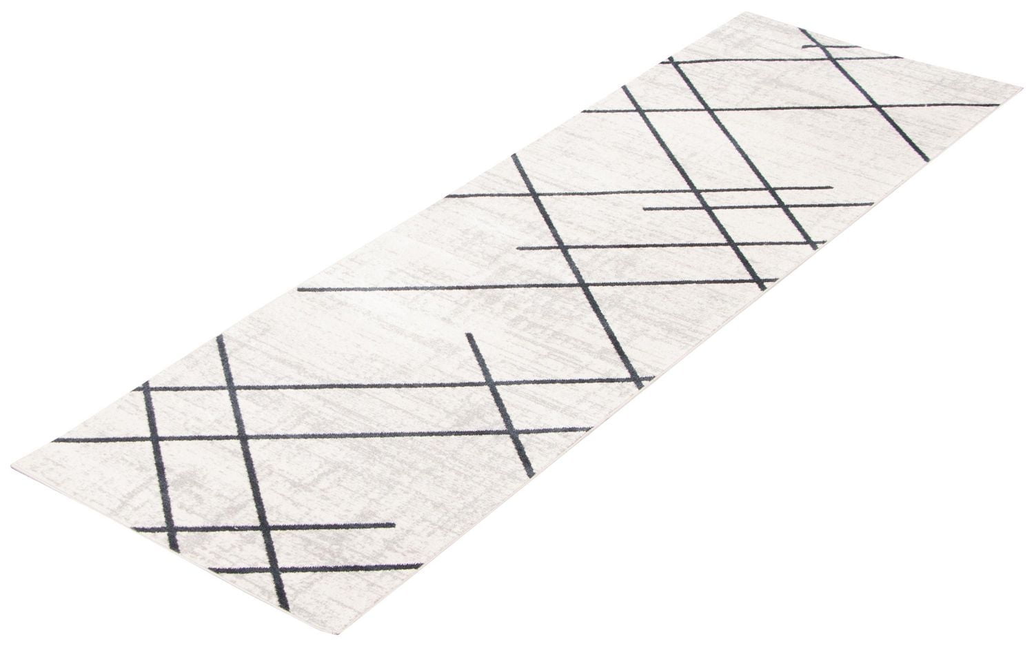 ECARPET Washable Abstract Striped Area Rug & Runner for Living Room, Bedroom, Hallway