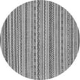 thumbnail image 1 of Ahgly Company Indoor Round Abstract Gray Modern Area Rugs, 8' Round, 1 of 4