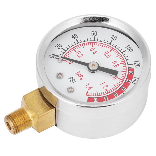 Manómetro Manómetro de aire Manómetro de presión radial Manómetro de acero inoxidable Herramienta doméstica