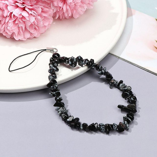 Cadena universal para teléfono móvil, cordón de cuentas de perlas, correas para teléfono móvil, joyería de verano ZefeiWu 8390612523465