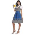 thumbnail image 1 of Vestido tradicional alemán a cuadros de alta calidad, traje Dirndl de Oktoberfest, traje para mujeres adultas, fiesta de lujo de Halloween, 1 of 5