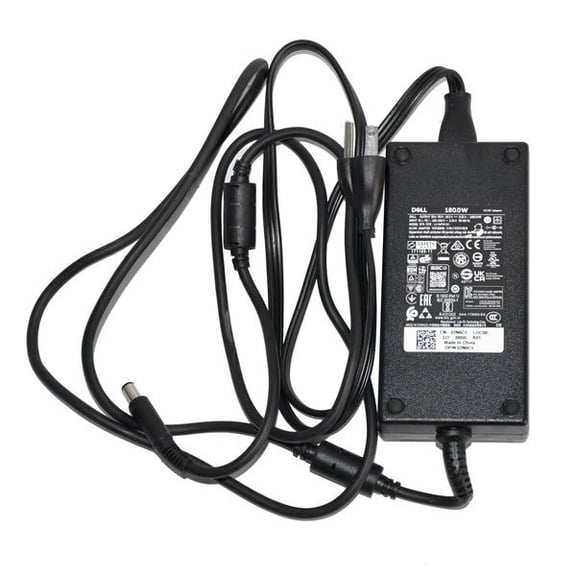 Pre-Owned Dell LA180PM180 180W Laptop Power Adapter with 19.5V and 9.23A (JRFH1)