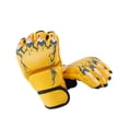 thumbnail image 1 of Gants de Boxe Respirants Équipement de Protection pour Hommes Femmes Sac de Frappe Griffe de Tigre Jaune, 1 of 9