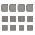 thumbnail image 1 of Nimomo Elevador de Muebles, 4 Uds., Elevador de Muebles de 2 Pulgadas, Cama Cuadrada de Goma Gris, sofá, Lavadora, Almohadilla de pie para el hogar, 1 of 14