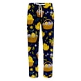 thumbnail image 3 of Fabrcox Easter Men's Pajamas Pants Rabbit Hunt Print Straight Leg Sleeping Pants for Men Soft Holiday Trouser for Men with Pockets, 3 of 4