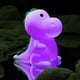 thumbnail image 4 of Luz nocturna LED de dinosaurio recargable para niños - Lámpara de noche para habitación de bebé con cambio de color y temporizador - Luz nocturna portátil, 4 of 5