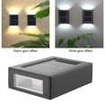 thumbnail image 2 of Advancent Luz de pared con energía Solar desmontable IP65 impermeable interior exterior hogar dormitorio cocina patio puerta lámpara decorativa Iluminación y accesorios Iluminación cálida Advancent HA064932-02B, 2 of 6