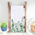 thumbnail image 4 of Watercolor Eucalyptus Leaves Home Sweet Home Kitchen Dish Towel 18 x 26 Inch, Summer Greenery Tea Towels Dish Cloth for Cooking Baking Set of 2, 4 of 6