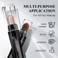 thumbnail image 4 of 10PCS Eyeshadow Stick,Shimmer And Matte Neutral Brown Eye Shadow Sticks Pencil Crayon, Eye Brightener Stick With Crease-proof Formula,Waterproof & Long Lasting, 4 of 9