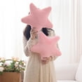thumbnail image 5 of Xecvkr Star Shaped Throw Pillow, Decorative Cushion for Bed or Couch, Soft Faux Fur Material, Home Decor, Multiple Colors, 15.74 Inches Diameter, 5 of 6