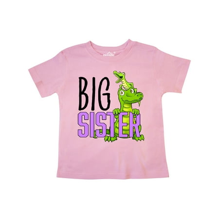 

Inktastic Big Sister with Cute Alligators Gift Toddler Boy or Toddler Girl T-Shirt