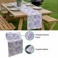 thumbnail image 5 of Purple Floral Table Runner - 70 Inch Long, Kitchen Dining Table Runner Dresser Scarves, Hydrangeas Flower Spring Summer Botanical Farmhouse Decor for Coffee Tables Wedding Party Banquet, 5 of 8